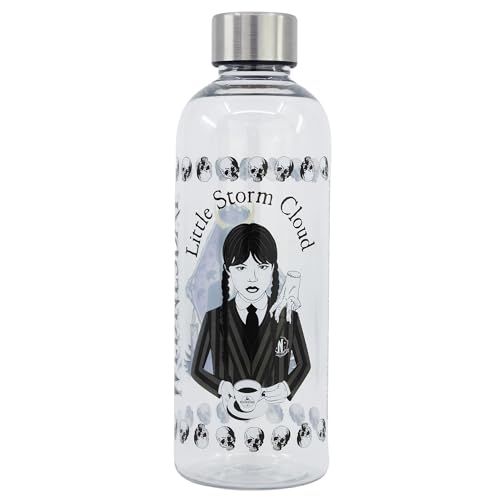 Stor Woensdag (Wednesday) fles roestvrij staal 980 ml, kinderen, meerkleurig, standaard