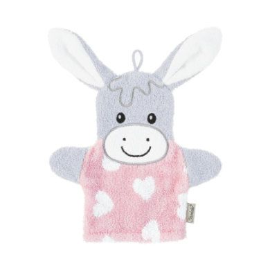 Sterntaler Spel washandschoen Emmi Girl wit - Roze/lichtroze