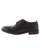 Next - Heren - Leren brogues met contrasterende zool en brede pasvorm - Zwart