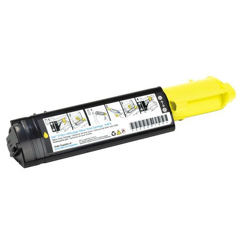 Dell K4974 Toner Cartridge - Yellow - Compatible with 3100cn