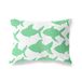 BonaMaison Petrol Groen-Wit Decoratieve Kussensloop, Kussenhoezen Bank, Decoratieve Kussenhoesjes, Kussensloop; Sofa, Slaapkamer, Kantoor, Auto 45x60 Cm - Ontworpen en vervaardigd in Turkije