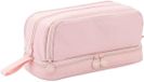 Pochette peu encombrante à 4 compartiments, rose