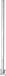 Alberts 700225 universele paal | direct tegen plaat gelast | om vast te schroeven | lengte 1150 mm | paal 30 x 30 mm