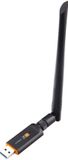 DrPhone W4 Wireless USB WiFi Adapter - 1200 Mbps 5G / 2.5G Dual-band met antenne - WLAN Adapter AC WiFi Dongle voor Desktop /Laptop
