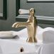 Hudson Reed Elizabeth Klassieke 1-trou  lavabo mit hebelgriff - satin gold
