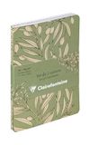 Clairefontaine 116340C - Set 2 Notitieboekjes Oranjebloesem en Olijfboom - A6 10,5x14,8 cm - 64 Gelinieerde Pag. Wit Papier 90g - Draadgebonden - Jardin des Sens