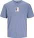 JACK&JONES JCOJJ COLORFUL TEE SS CREW NECK LN Blauw Heren T-shirt S