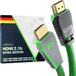 KabelDirekt câble HDMI 2.1b 8K – 2m, vert