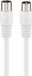 Goobay 58808 coax-kabel 3C-2V 2 meter Wit