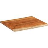Maison Exclusive Plateau de table rectangulaire en bois d'acacia massif 110x80x3,8 cm