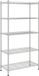 vidaXL Opbergrek 5-laags 250 kg 90x35x180 cm chroomkleurig