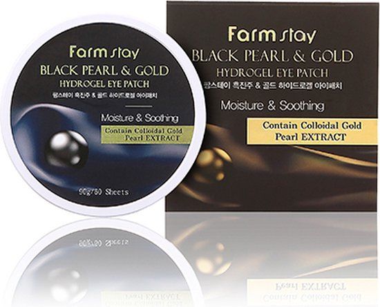 Black Pearl & Gold Hydrogel Eye Patch 60st.