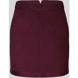 VERO MODA Vmdonnadina Fauxsuede Shorts Skirt Noos Damesrok (1 stuk), Wijn, L