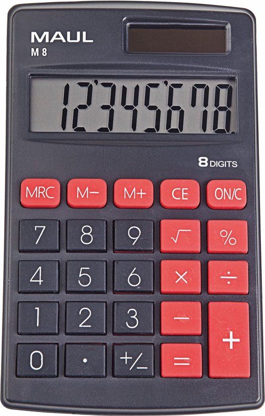 MAUL M8 Zakrekenmachine - Zwart