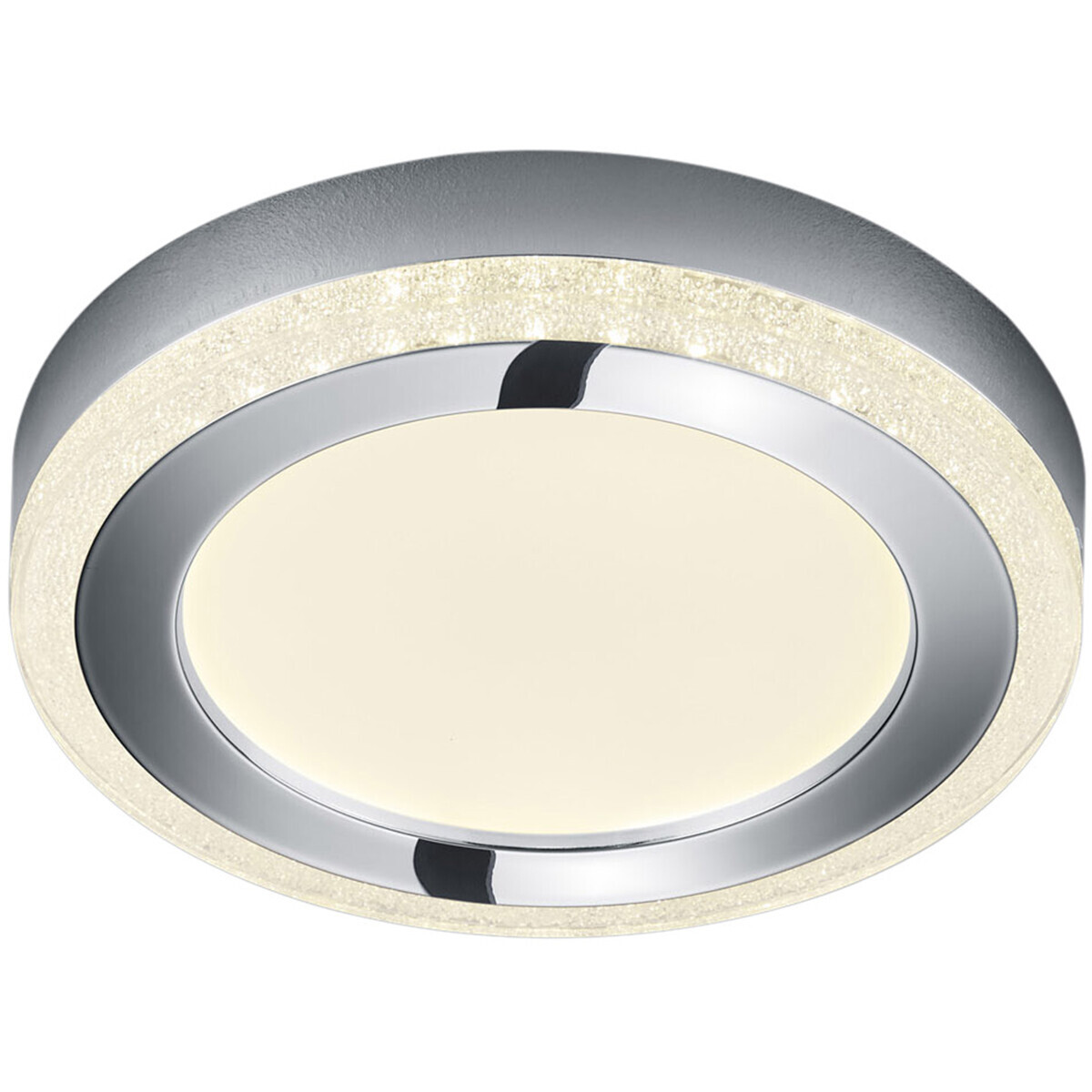 BES LED LED Plafondlamp - Plafondverlichting - Trion Slodan - 16W - Aanpasbare Kleur - Rond - Mat Wit - Kunststof