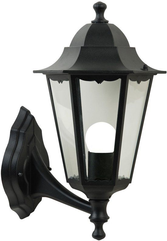 Nordlux Cardiff Up Wandlamp E27 Zwart