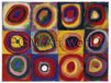 Your Decoration B.V. Impression d'art Wassily Kandinsky - Farbstudie Quadrate 120x90cm