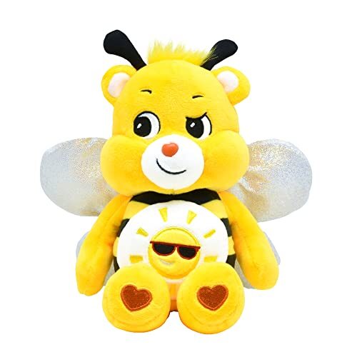 Care Bears 22323 22,9 cm Bean Pluche Bumble Bee Funshine Toy, Multicolor, 9 inch