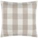 Yard Chesil Check 100% Katoen Outdoor Kussenhoes - Naturel - 50x50cm