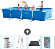 Intex Rechthoekig Frame Zwembad - 450 x 220 x 84 cm - Blauw