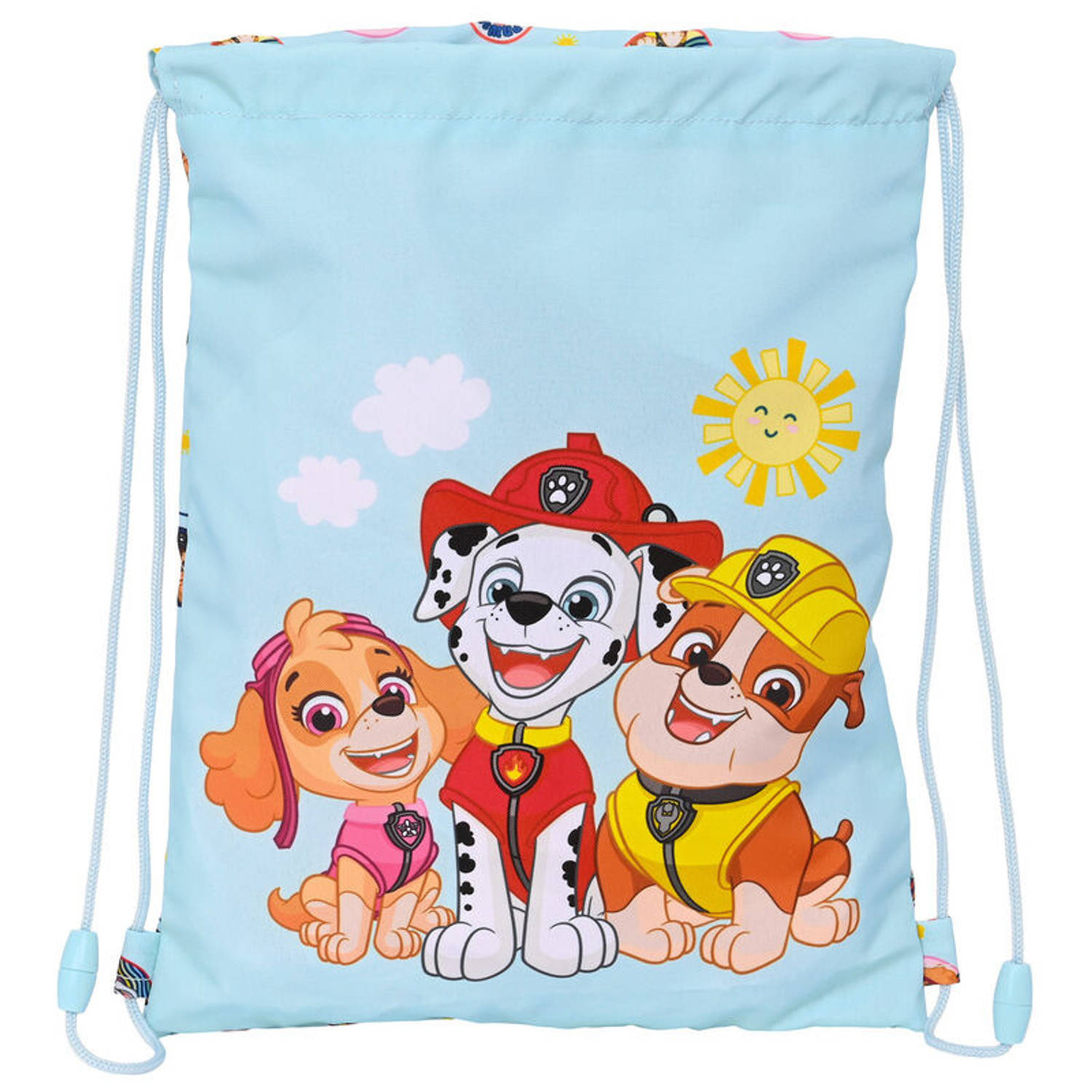 PAW Patrol junior gymbag sunshine - 34 x 26 cm - polyester