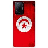 Tunesische vlag Siliconen hoesje compatibel met Xiaomi Mi 11T 5G, Xiaomi Mi 11T Pro 5G