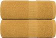 vidaXL Washandjes FROGN 2 stuks 30x30 cm 360 g/m² Goud