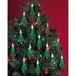 Beadery Plastic Holiday Parels Ornament Kit Mini bomen 5,7 cm maakt 24