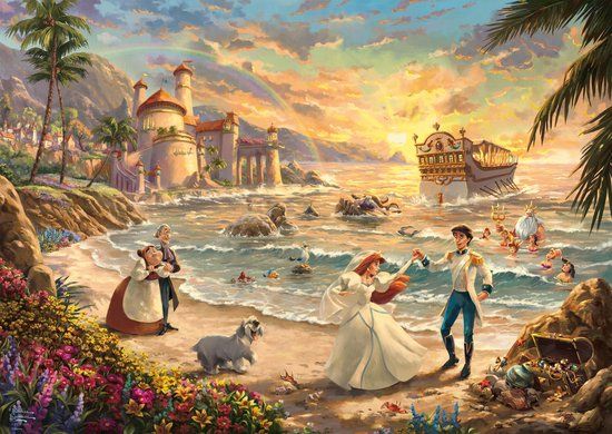 Schmidt Disney Puzzel De Kleine Zeemeermin 1000 Stukjes