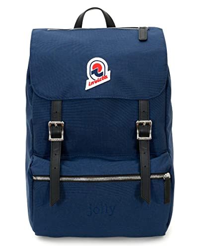 Invicta Blauw rugzak Jolly Heritage unisex volwassenen - Eén maat