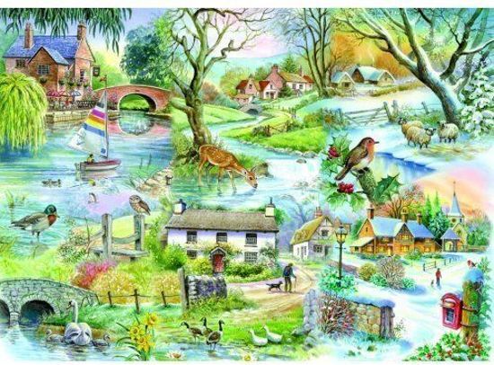 House Of Puzzles All Seasons Puzzel 500 Stukjes