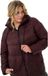KAFFE CURVE Donsjack voor dames KCSusanna Bordeaux