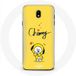 Maniacase Etui voor Samsung Galaxy J5 2017 BTS Bangtan Boys BT21 Chimmy Jimin Gele Achtergrond