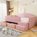 MODFU Gestoffeerd Bed 90x190 cm Roze