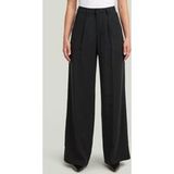 G-Star Pantalon Large Jambe Fluide Noir Taille : W29