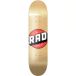 RAD Skateboard Deck Solid Logo (8" - Natural Maple)