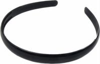 CHPN - Diadeem - Zwarte diadeem - Zwarte haarband - Haarband - Haaraccessoire - Hippe haardracht - Zwart - 2 stuks - Universeel - Haarstyling