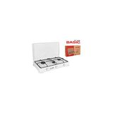 HOME BASIC Gasbrander met deksel 60 cm