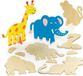 Baker Ross Houten opstaande jungledieren knutselset (10 stuks)