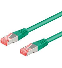 Goobay CAT 6-100 SSTP PIMF Green 1m