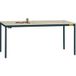 Manuflex LD1906.7016 ESD ESD-bureau UNIDESK met kunststof blad, frame antraciet RAL 7016, bxdxh = 1200 x 800 x 723-733 mm Antraciet
