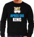Bellatio Decorations Apres ski King Apres ski trui zwart heren