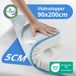 Ella Matelas surmatelas 90x200 cm - Mousse à mémoire - Souple