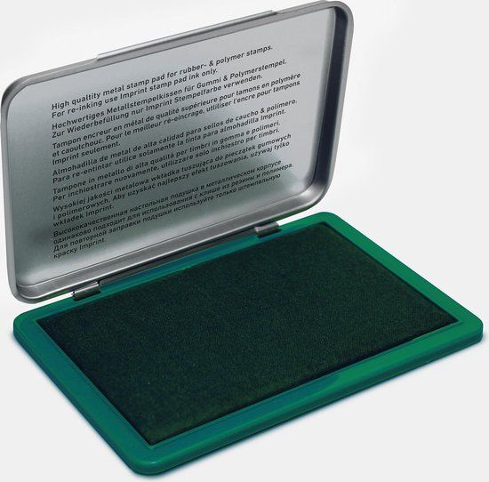 Trodat Inktkussen Imprint metaal 9052m 110x70mm groen