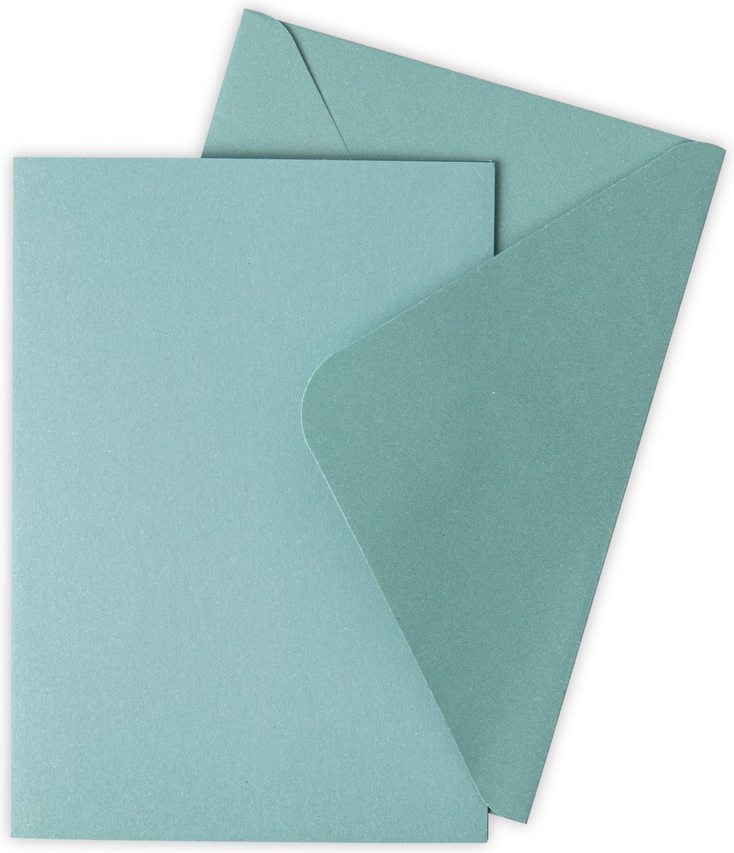 Sizzix Kaart & Envelop set - 10 kaarten en 10 enveloppen - A6 - Peppermint