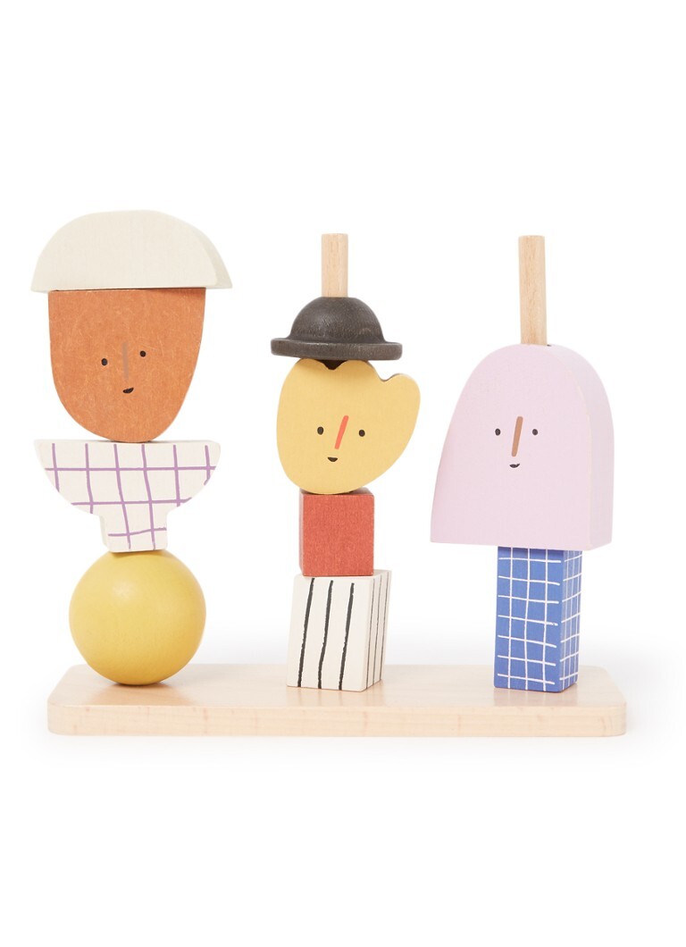 Ferm Living Character stapelblokken van hout