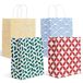 Parmedu Set papieren zakken in verschillende kleuren: 24 stuks geschenkzakjes met handgrepen in optimale grootte 25 x 20 x 10 cm