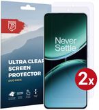 Rosso Screen Protector Geschikt voor OnePlus Nord 4 | Ultra Clear Duo Pack | TPU Folie | Case Friendly Beschermfolie | 2 Stuks