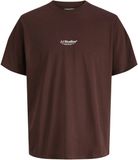 JACK&JONES JJESOHO TEE SS CREW NECK NOOS Heren T-shirt - L - Bitter Chocolate