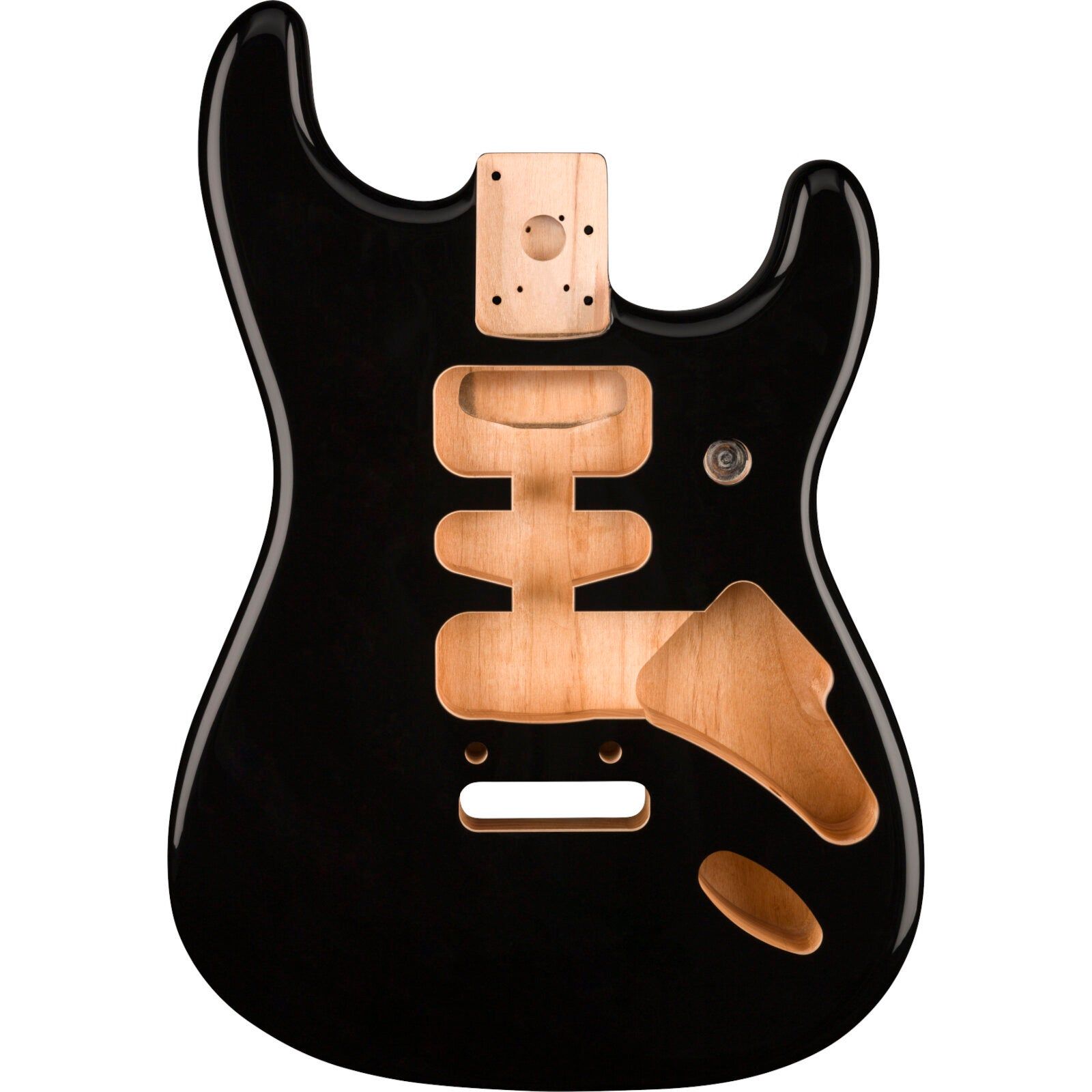 Fender Deluxe Series Stratocaster HSH Alder Body Black